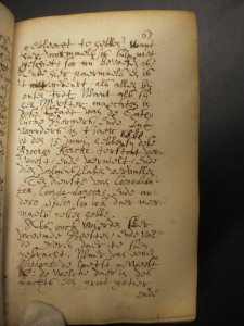 Blz. 63 uit het handschrift van Waeijer.